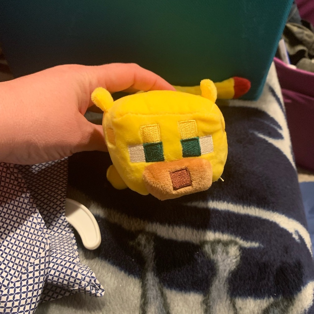 Mojang MINECRAFT Ocelot Yellow Soft Stuffed Animal Plush Toy